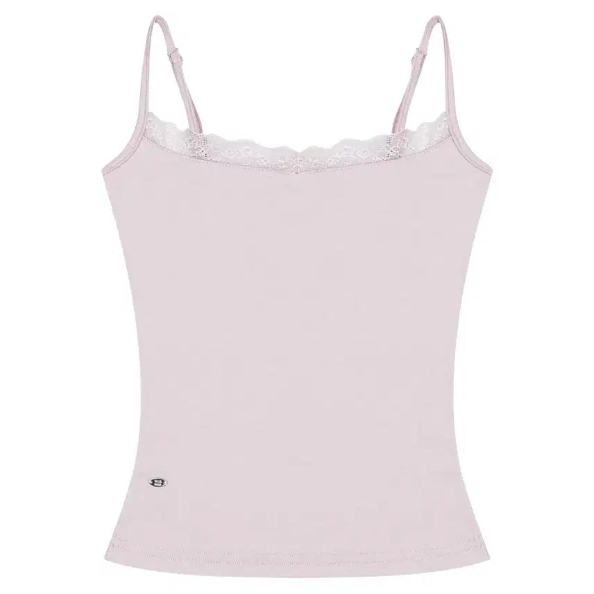 [BUNJANG] Pale Jaded Rachel Lace Tank Top Pink / 새상품) 페일제이드 Rachel Lace Tank 레이첼 레이스 탱크 나시 핑크