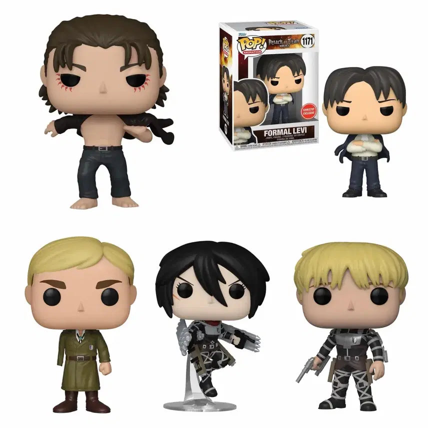 [BUNJANG] Funko Pop Attack on Titan Eren, Mikasa, Armin, Levi, Erwin Figures / 진격의 거인 Funk Pop (정품)
