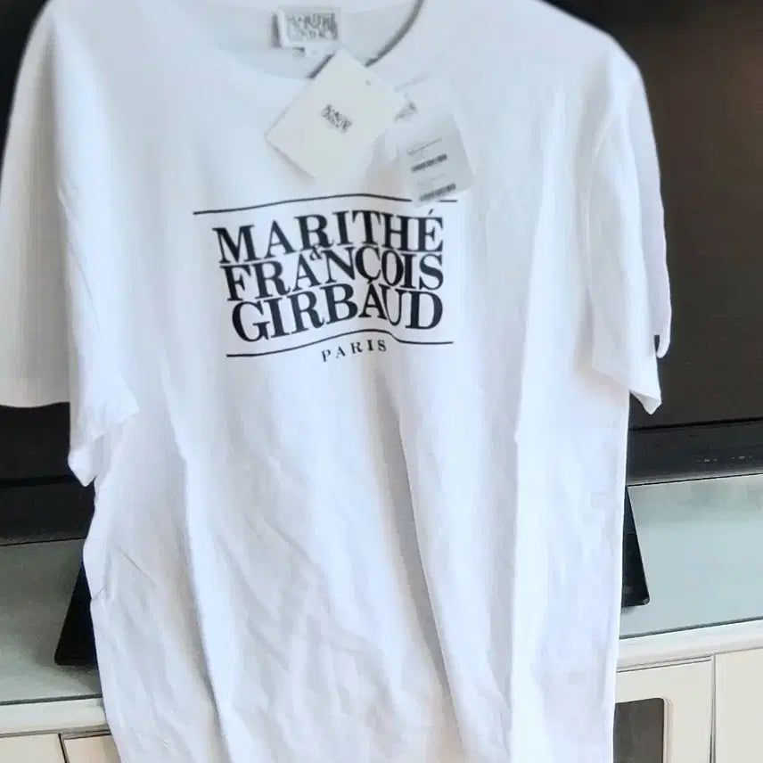 [BUNJANG] Marithe Francois Girbaud Classic Logo T-Shirt White / 마리떼 클래식 프랑소와 저버 반팔티 화이트