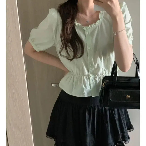 [BUNJANG] Peter & Wendy Daisy Blouse / 프영띵 가내스라 모겐트 피터앤웬디 데이지 블라우스