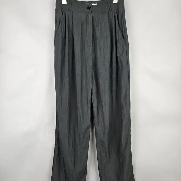 [BUNJANG] Aro Women's Deep Khaki Summer Wide Pants / [무료배송]Aro 여성 F 얇은 바스락 여름용 와이드 팬츠 바지 딥카키