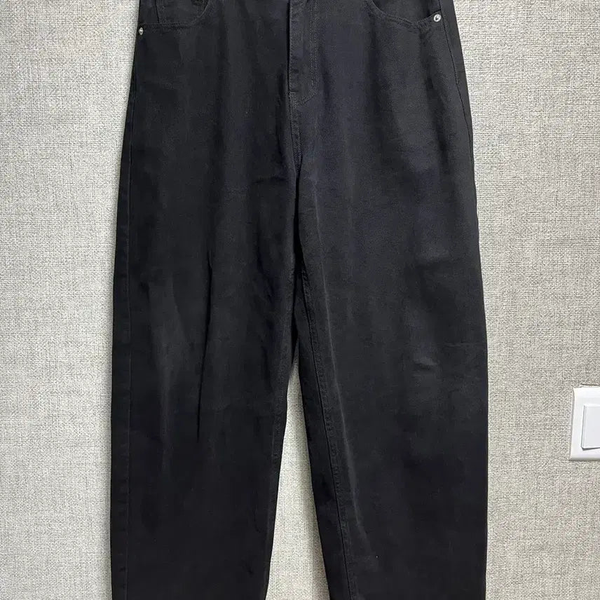 [BUNJANG] Lehaer Curved Denim Pants Black M / [M] 르아르 커브드 데님 팬츠 블랙