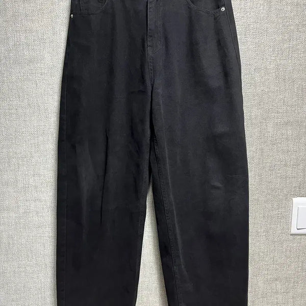 [BUNJANG] Lehaer Curved Denim Pants Black M / [M] 르아르 커브드 데님 팬츠 블랙