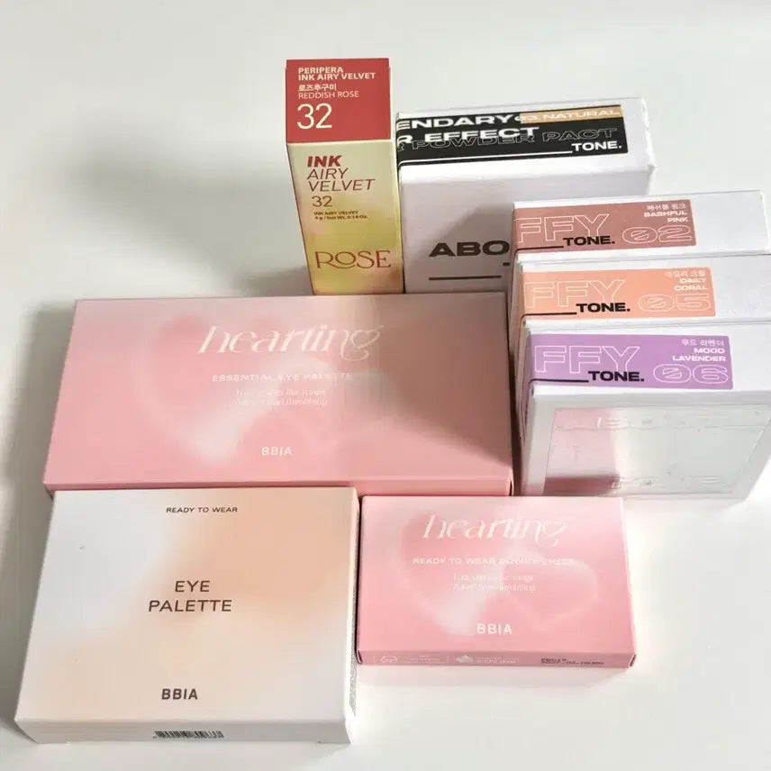 [BUNJANG] Bbia, AboutTone, Peripera Makeup Bundle - Eyeshadow Palette, Blush, Tint / 유통기한 임박 새제품 화장품 떨이!!! 섀도우 팔레트, 블러셔, 틴트