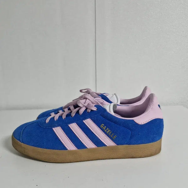 [BUNJANG] Adidas Gazelle Blue Pink Suede (245) / 아디다스 가젤 블루 핑크 스웨이드(245)