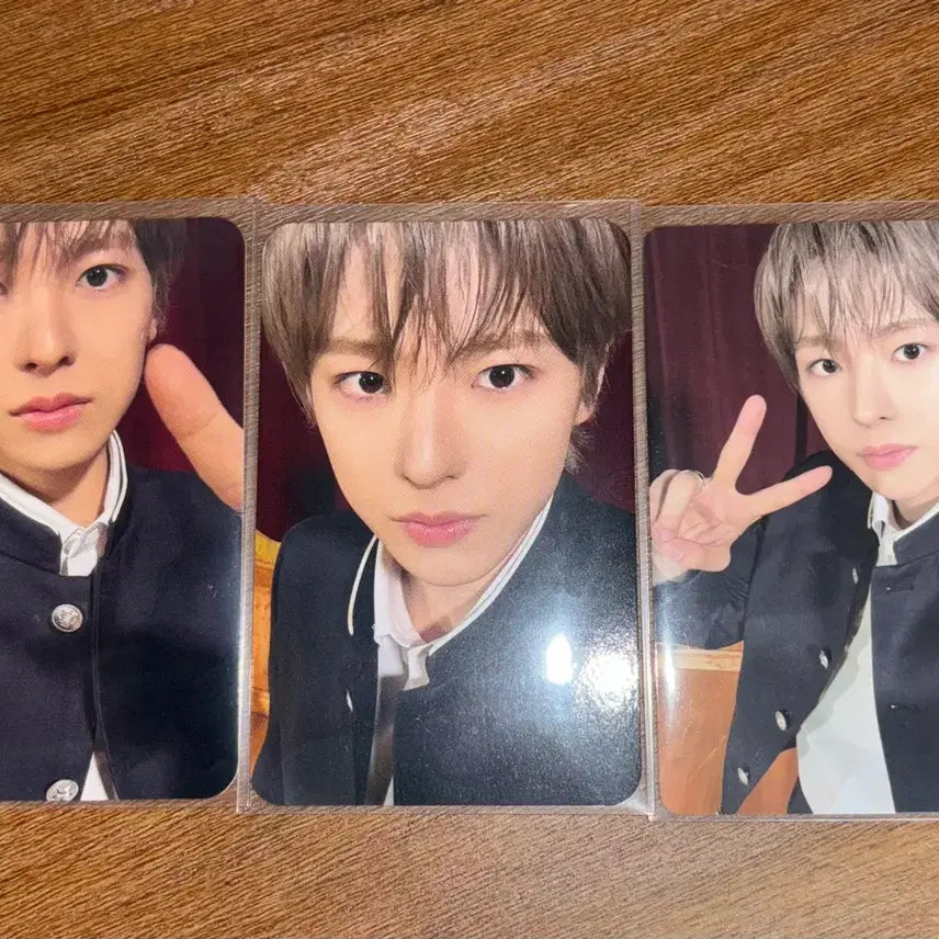 [BUNJANG] NCT WISH Yushi Gakuran Photocard Bundle Set / 엔시티위시 유우시 가쿠란 포카 세트 일괄 요이동 보밋걸