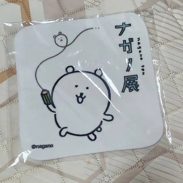 [BUNJANG] Nongdamgom Damgom Nagano Market Handkerchief / 농담곰 담곰이 나가노마켓 손수건