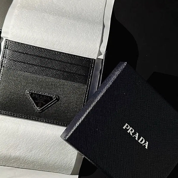 [BUNJANG] Prada Re-Nylon Saffiano Card Holder Black / 프라다 리나일론 사피아노 카드지갑 블랙