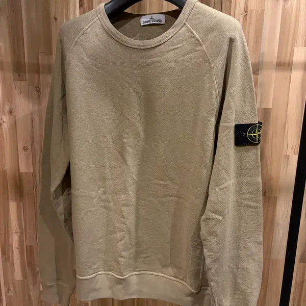 [BUNJANG] Stone Island SS Long Sleeve Sweatshirt Beige L / 스톤아일랜드ss 롱슬리브 맨투맨 베이지 L