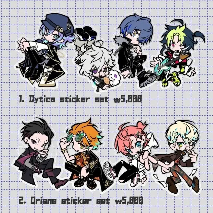 [BUNJANG] Nijisanji Sticker Set / 니지산지 스티커 판매