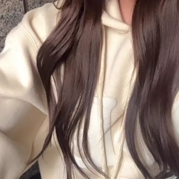[BUNJANG] 16-inch Brown Hair Extensions (One Pack) / (할인*) 붙임머리 브라운 16인치한팩