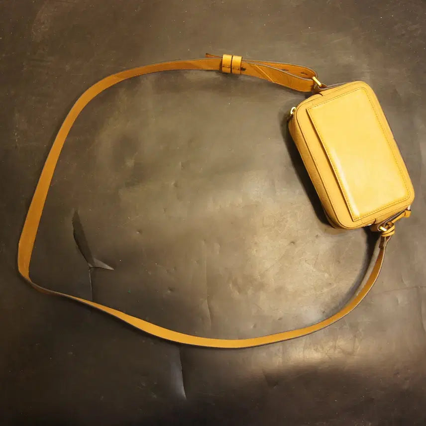 [BUNJANG] Fossil Mini Leather Crossbody Bag Vintage / Q2544 파슬가방 미니가죽크로스백남성가방가죽빈티지가방 남자백