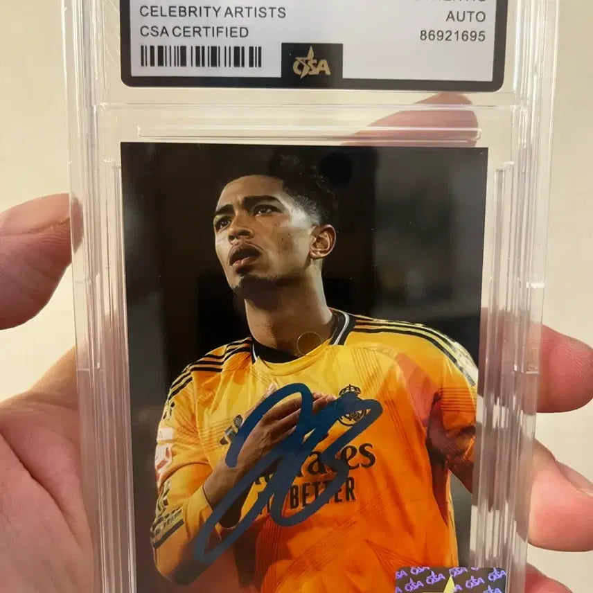 [BUNJANG] Jude Bellingham Autographed Photocard / 주드 벨링엄 친필싸인 포토카드