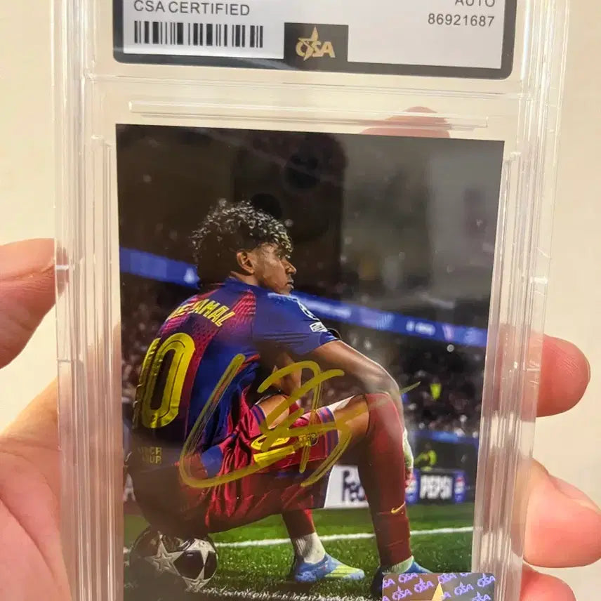[BUNJANG] Lamine Yamal Signed Photocard / 라민 야말 친필싸인 포토카드