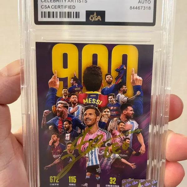 [BUNJANG] Lionel Messi Autographed Photocard with CSA Certified Case / 리오넬 메시 친필싸인 포토카드  | CSA 인증 케이스 포함 | 소장용 최상급