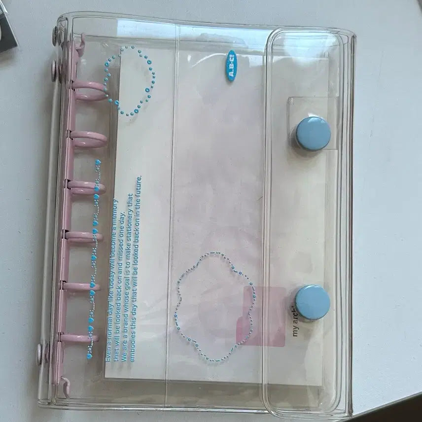 [BUNJANG] AOVVEL CRUSH A7 Cloud Diary Cover + Inserts Bundle Set / 어버블 크러쉬 a7 구름 다이어리 커버+ 속지 일괄 양도