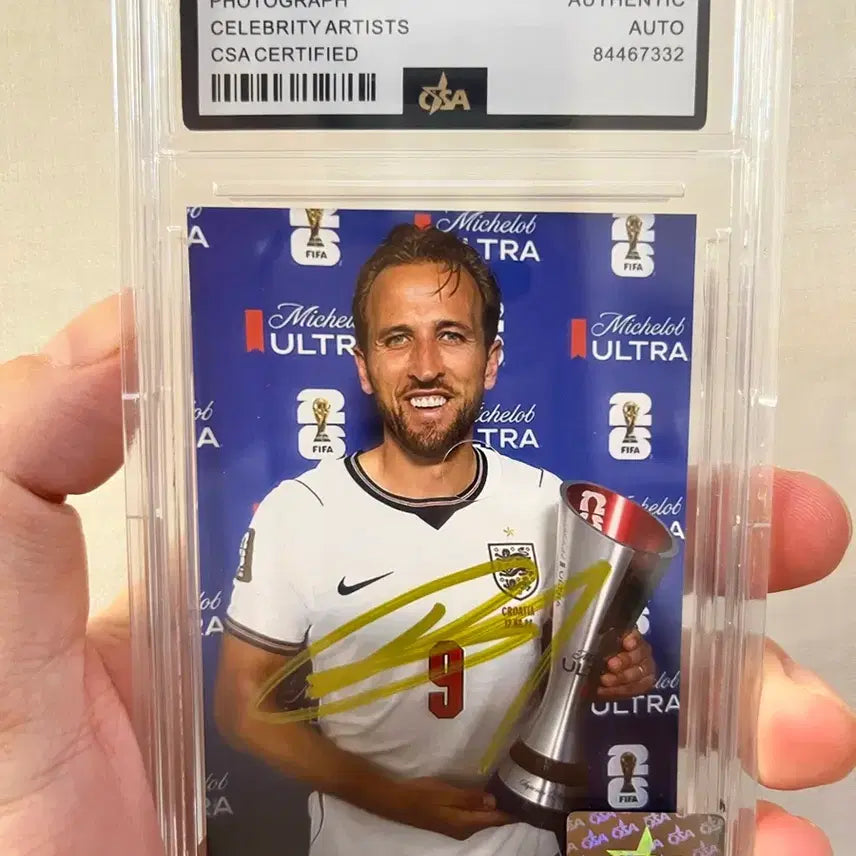 [BUNJANG] Harry Kane Signed Autograph Photocard / 해리 케인 칠필싸인 포토카드