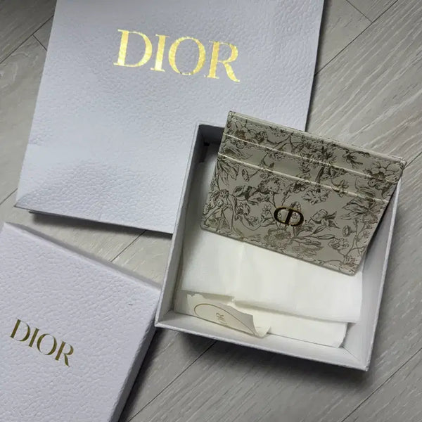 [BUNJANG] Dior Card Holder Beige / 디오르 카드지갑 베이지
