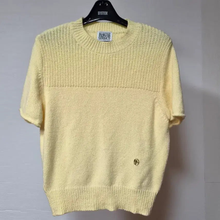 [BUNJANG] Marithe Francois Girbaud Yellow Knit Sweater / 마리떼 니트 옐로우