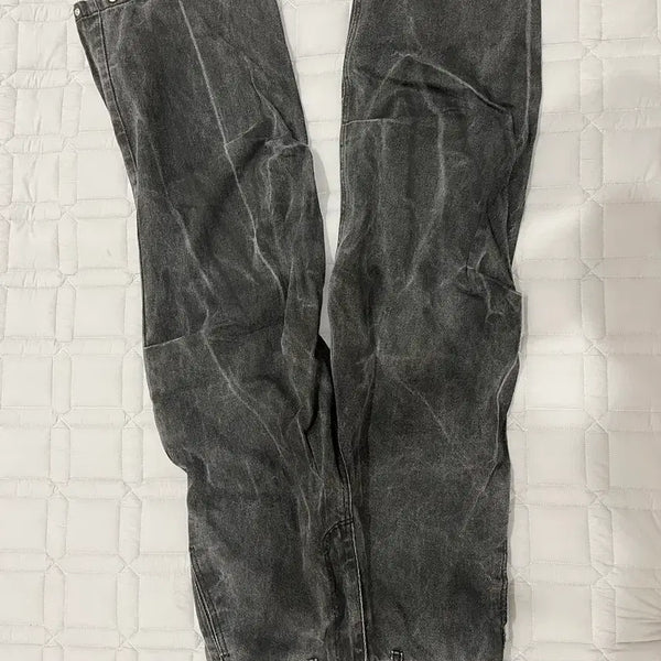[BUNJANG] Thunder Washed Denim Pants / Thunder washed demin pants