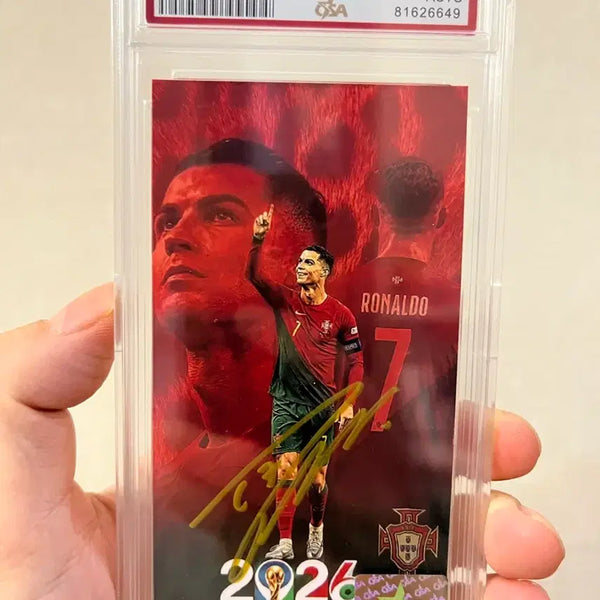 [BUNJANG] Cristiano Ronaldo Signed Photocard with CSA Authentication Case / 크리스티아누 호날두 친필싸인 포토카드 | CSA 인증 케이스 포함 | 소장용 최상급