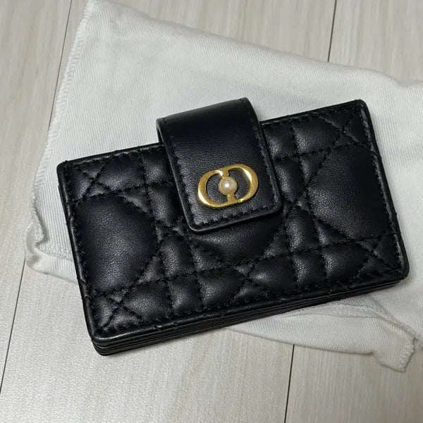 [BUNJANG] Dior Joli Pocket Card Holder Black / 디올 졸리 포켓 카드지갑