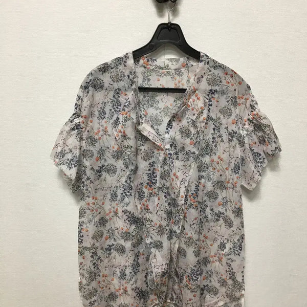 [BUNJANG] KUHO Short Sleeve Blouse Size 55 / 구호 반팔 블라우스