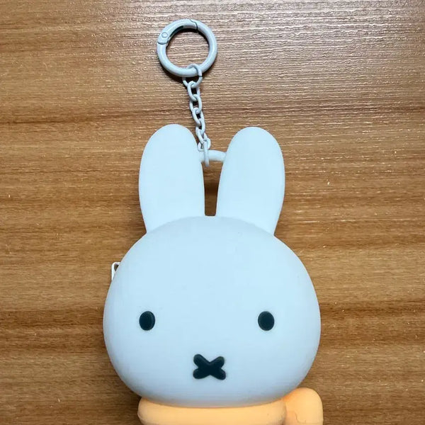 [BUNJANG] Miffy Silicone Coin Pouch Keychain / 미피 실리콘 동전지갑 키링