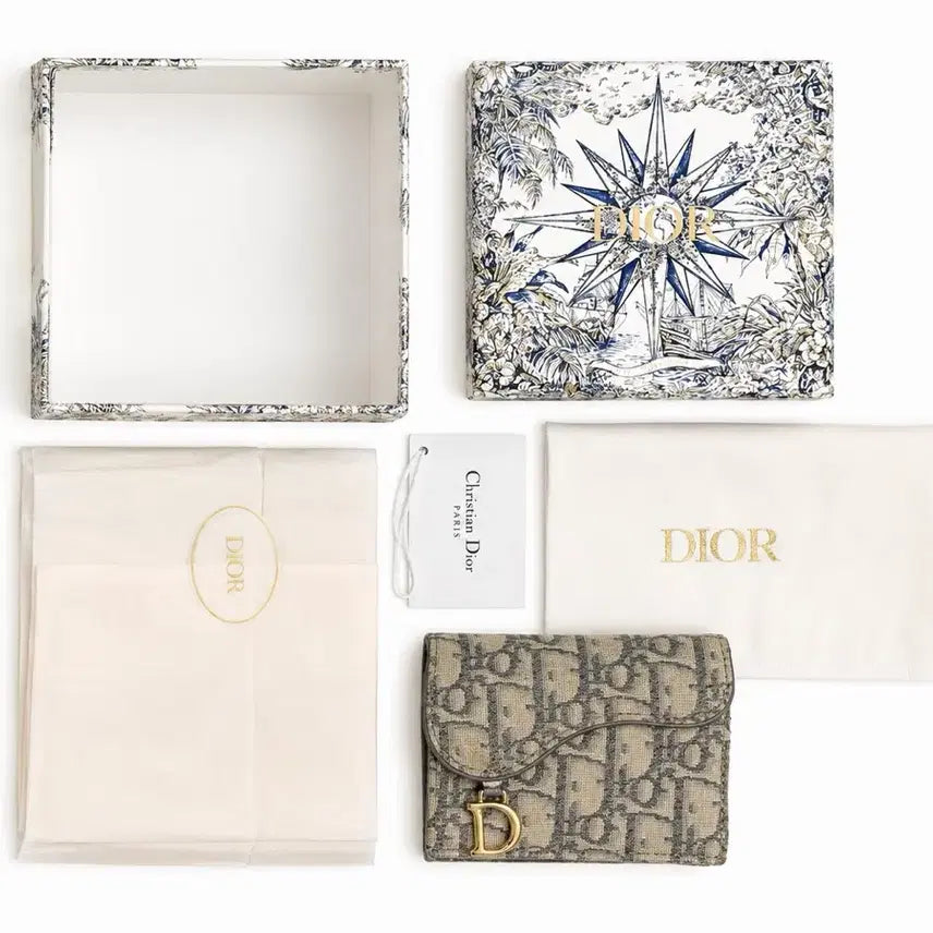 [BUNJANG] Dior Oblique Saddle Card Holder / 디올 오블리크 새들 카드지갑