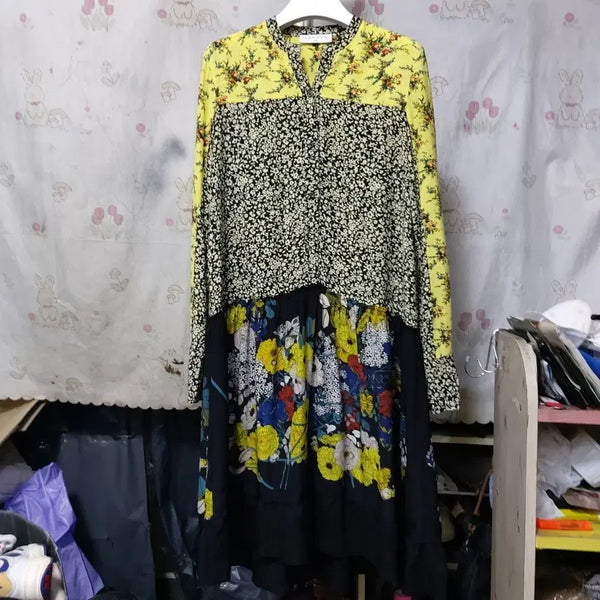 [BUNJANG] Sandro Rayon Blend Midi Dress / 산드로 ( 레이온+ 견)  원피스 :최저가