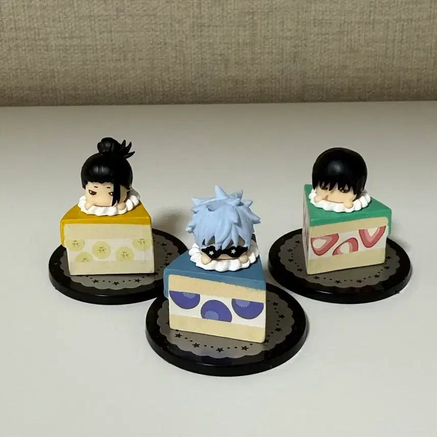 [BUNJANG] Jujutsu Kaisen Cake Gacha Bundle Set: Gojo, Geto, Toji / 주술회전 케이크 가챠 [일괄판매]고죠,게토,토우지