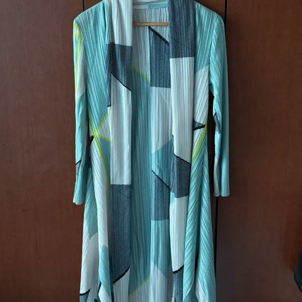 [BUNJANG] Pleated Long Cardigan / 플리츠 롱 가디건