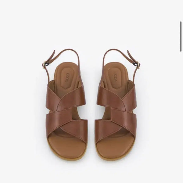 [BUNJANG] SODA ERD611YP20 Leather Sandals - Brown / [SODA] 여성 샌들 ERD611YP20 브라운 소다 여름구두