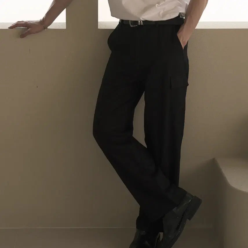 [BUNJANG] siiido 22SS Linen Asymmetrical Cargo Pants / [L] siiiido 22SS 린넨 언발란스 카고  팬츠