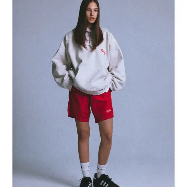 [BUNJANG] Chance Chance CEC Logo Fleece Oversized Hoodie - Oatmeal / 미착용 새상품) 챈스챈스 cec로고 기모 오버핏 후드티/오트밀