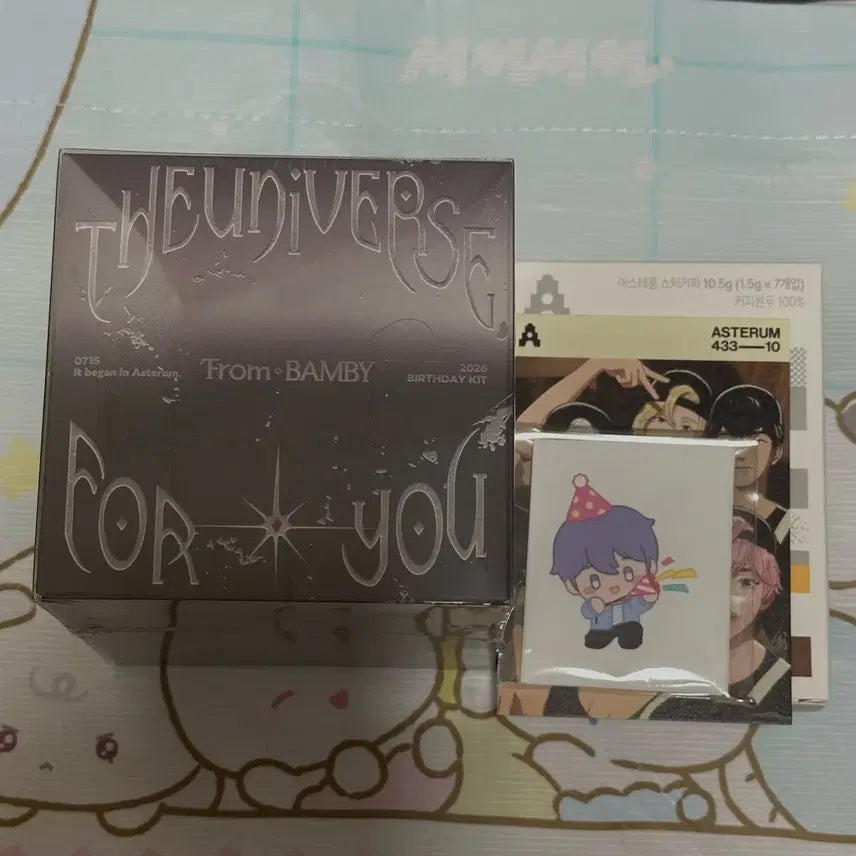 [BUNJANG] PLAVE Bambi Birthday Kit Unsealed Bundle Set Sticker Coffee / 미개봉 현물 플레이브 밤비 생일키트 십카페 스틱커피 일괄