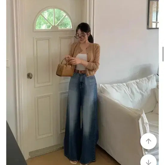 [BUNJANG] Ably Wide Bootcut Jeans Long Denim Pants / 에이블리 와이드 부츠컷 청바지 롱 데님 팬츠