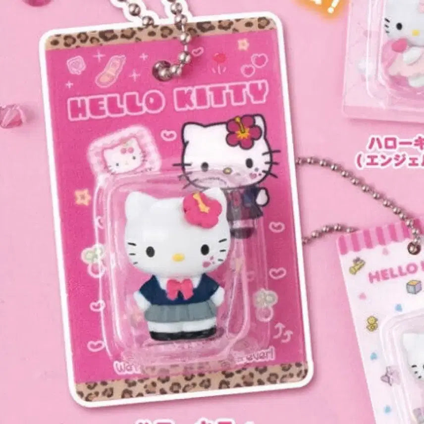 [BUNJANG] Bandai Sanrio Hello Kitty Miniature Figure Gacha (New) / 새상품)반다이 산리오 헬로키티 패키지 미니어처 피규어 가챠/교복/갸루교복