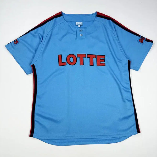 [BUNJANG] Nepos Lotte Giants Lee Dae-ho Smurf Warm-up Jersey XL / (XL) 네포스 롯데 자이언츠 이대호 스머프 웜업 유니폼