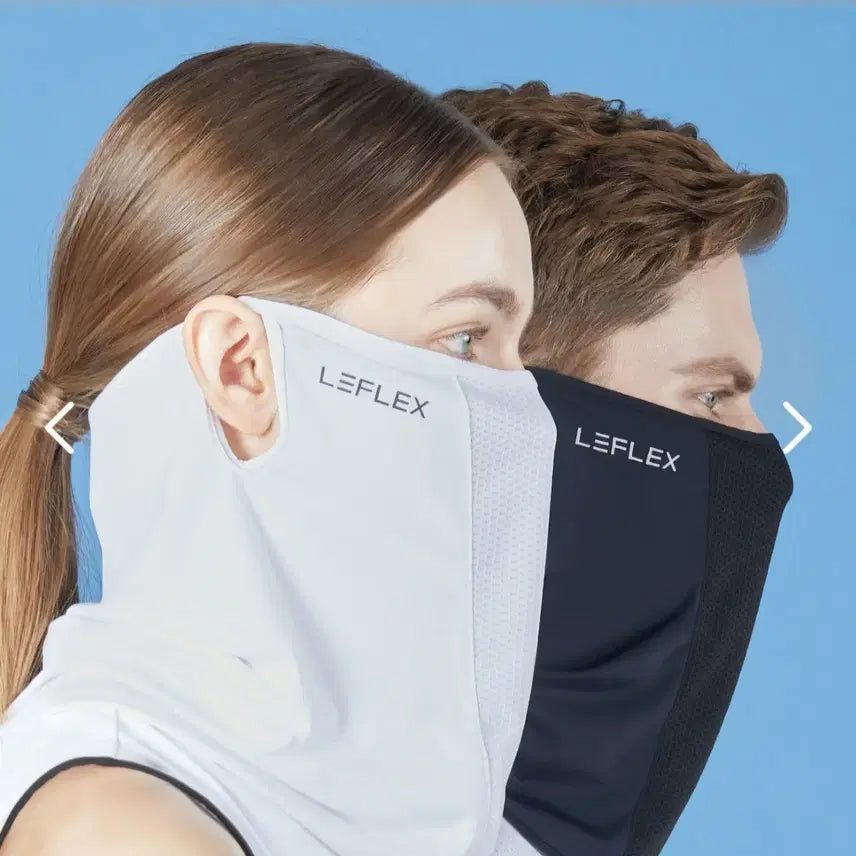 [BUNJANG] Reflex Neck Warmer Mask / 레플렉스 넥워머 마스크 화이트/블랙