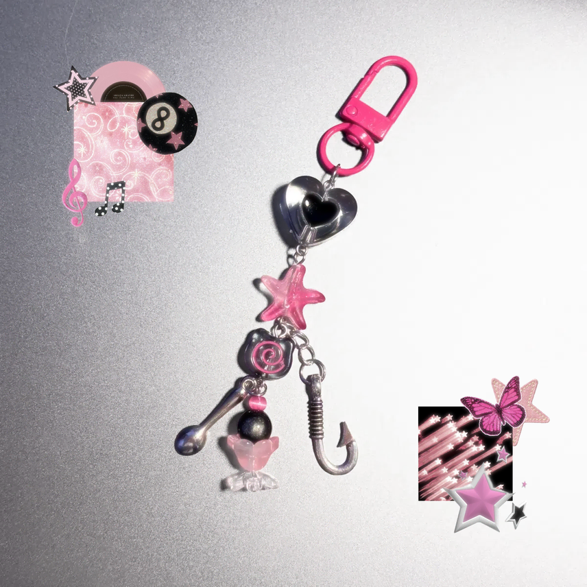 [BUNJANG] Black Cherry Soda Summer Keyring / 블랙체리소다 여름 키링