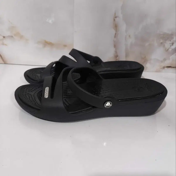[BUNJANG] Crocs Patricia Platform Slide Sandals / w5 220mm 크록스 패트리샤 슬리퍼