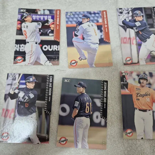 [BUNJANG] Bundle Set KBO Baseball Cards: Noh Si-hwan, Kang Baek-ho, Moon Dong-ju, Choi Jae-hoon, Jeong Woo-ju / 일괄) kbo 카드 한화 이글스 노시환 강백호 문동주 최재훈 정우주
