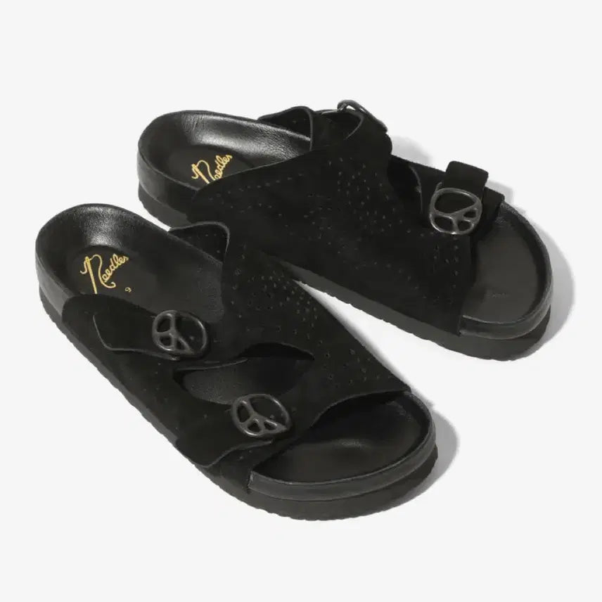 [BUNJANG] Needles Double Strap Sandals Black / 니들스 더블스트랩 샌들 블랙 270