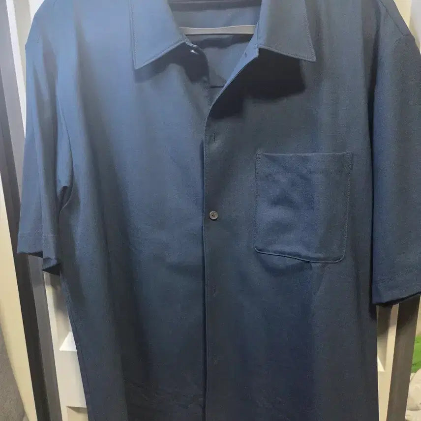 [BUNJANG] Allegri Men's Short Sleeve Shirt Teal New Condition / 알레그리 남성 반팔 셔츠 청록 새것컨디션입니다