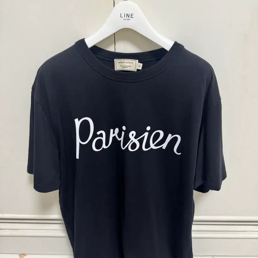[BUNJANG] Maison Kitsuné Parisien Short Sleeve T-Shirt (Size M) / 메종키츠네 반팔티 M