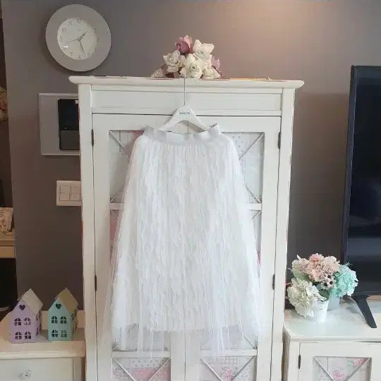 [BUNJANG] Kenneth Lady Chiffon Long Skirt / 케네스레이디 샤스커트 롱스커트/55~66