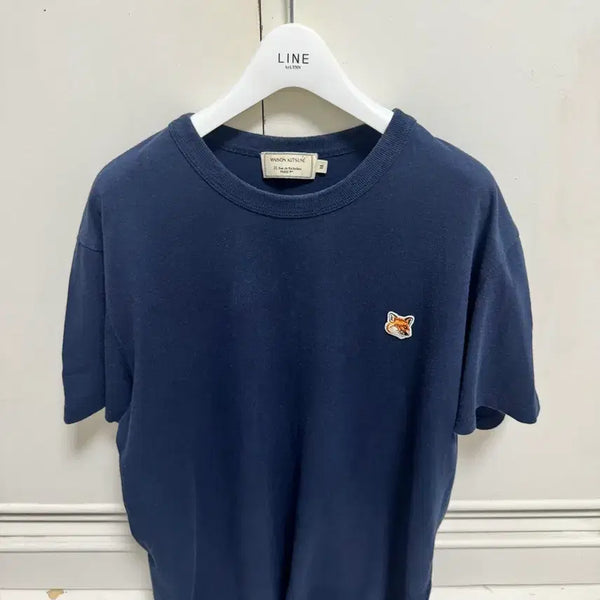 [BUNJANG] Maison Kitsuné Navy Short Sleeve T-Shirt (M) / 메종키츠네 반팔티 M