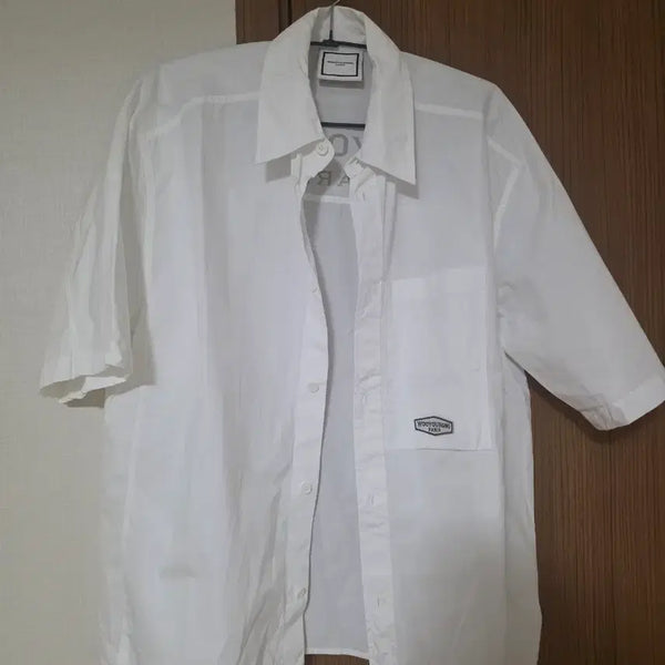 [BUNJANG] Wooyoungmi White Short Sleeve Shirt (Size 46) / 우영미 반팔 셔츠 46 100~105