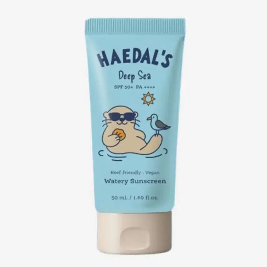 [BUNJANG] Haedalssi Deep Sea Watery Sunscreen 50ml SPF50+ / 해달씨 딥씨 워터리 선스크린 50ml SPF50+